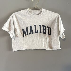 Pacific Sun J. Galt Cropped 'Malibu' Short Sleeve Tee | OS